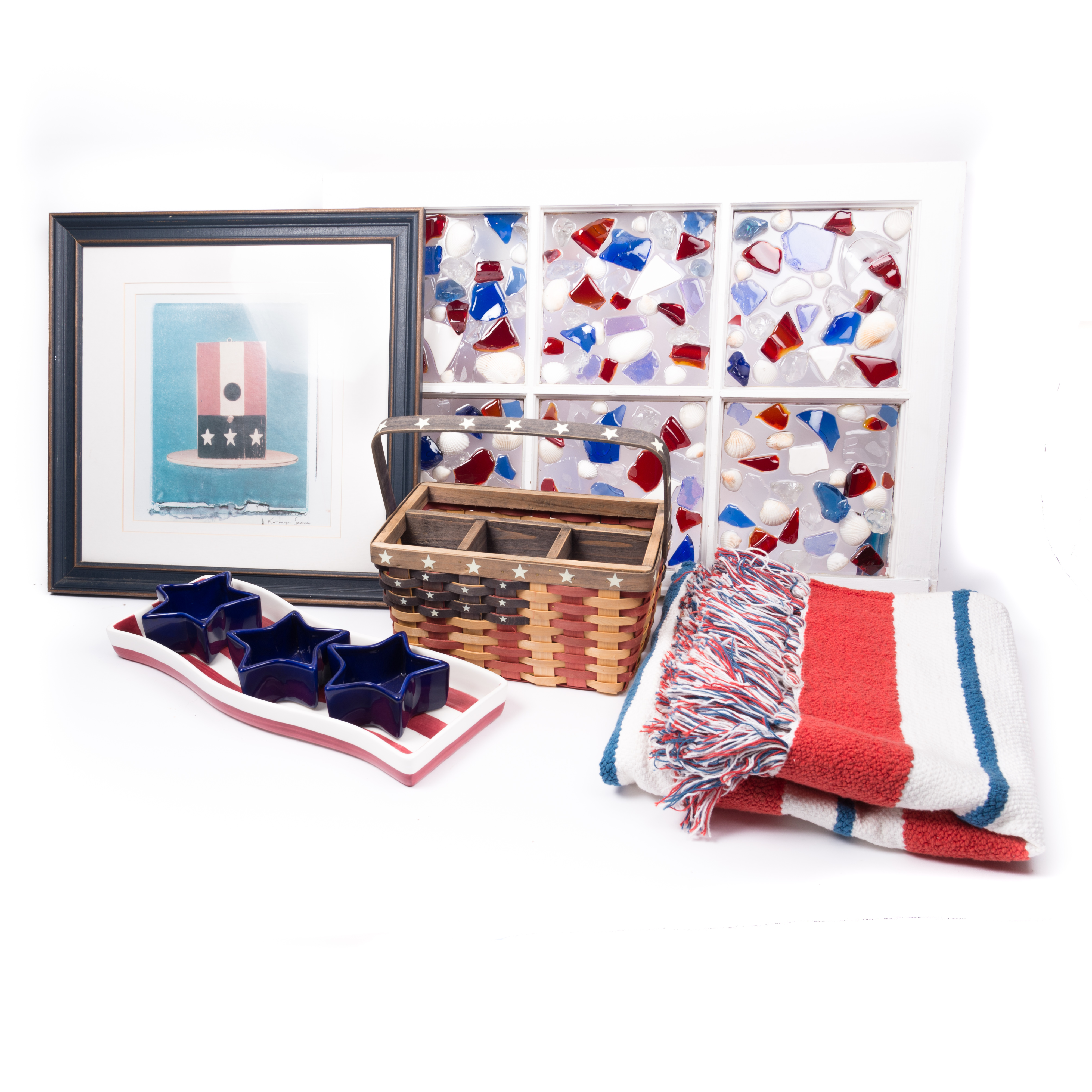 Collection of Red, White and Blue Décor