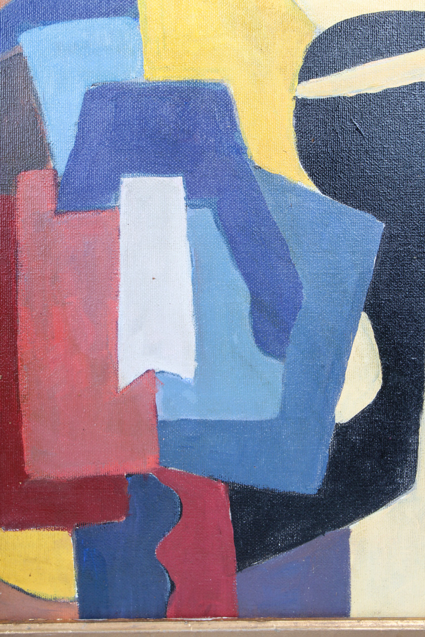 Signed Original Abstract Oil on Canvas