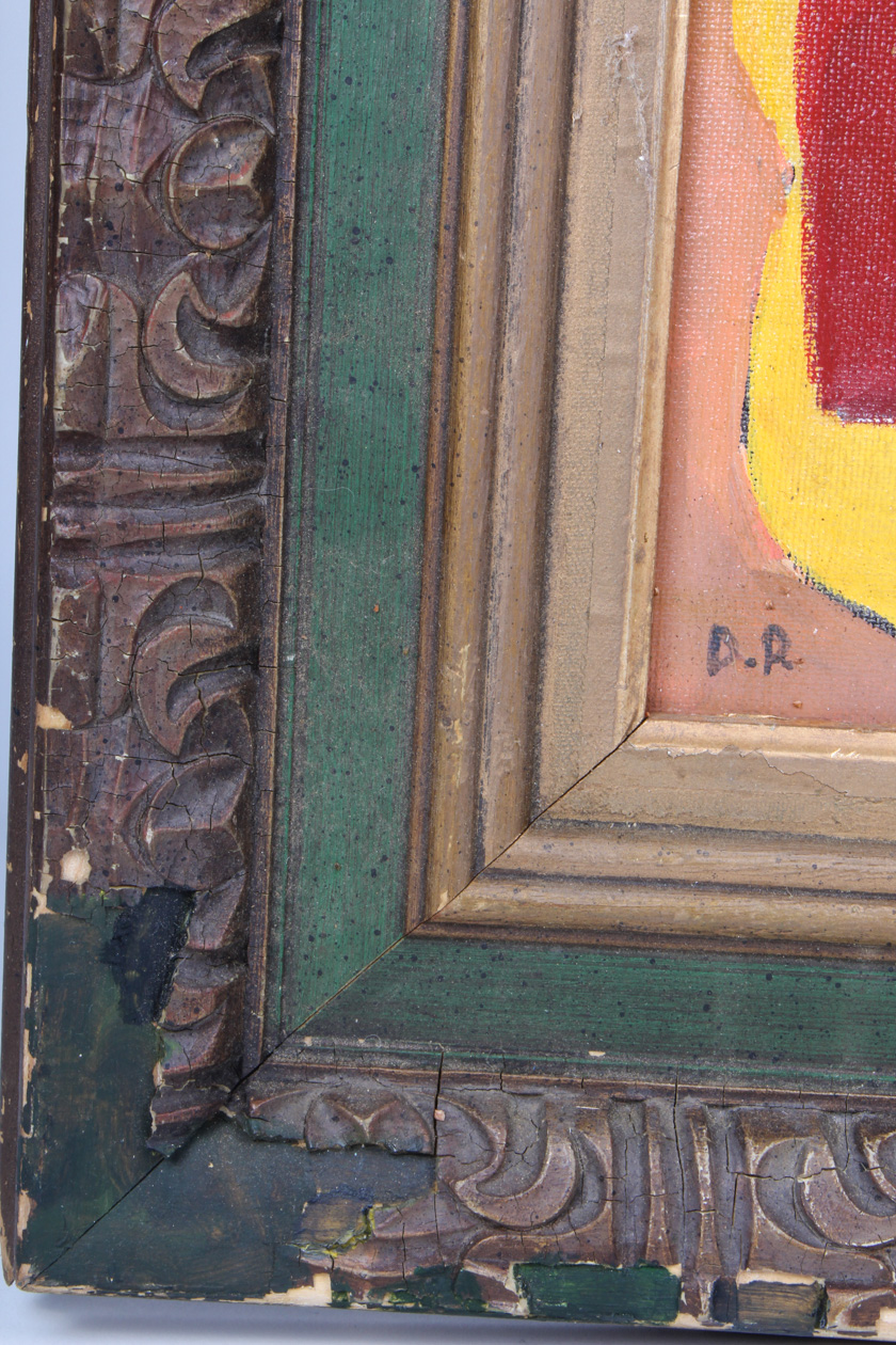 Signed Original Abstract Oil on Canvas