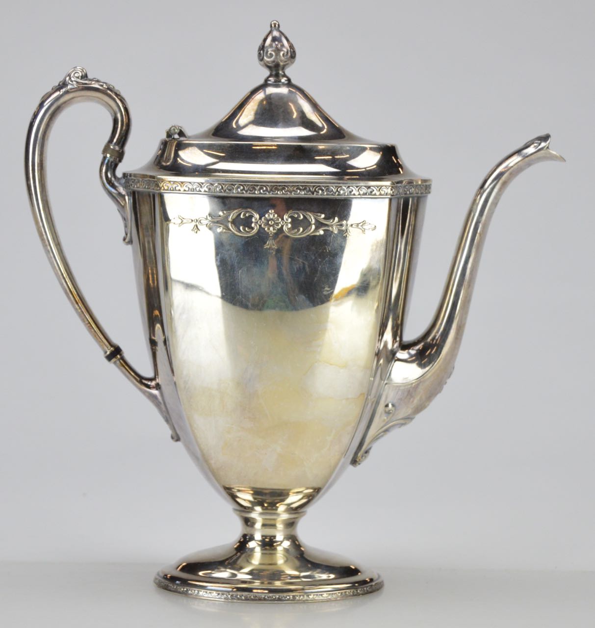 Homan Plate "Louisiana" Silver Plate Coffee Set