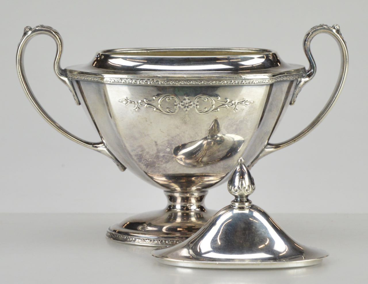 Homan Plate "Louisiana" Silver Plate Coffee Set