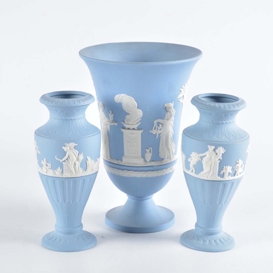 Wedgwood Jasperware Vases