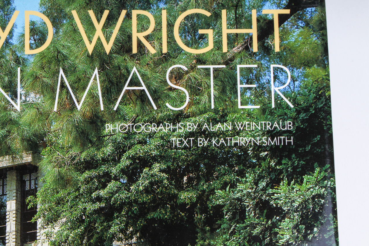 Collection of Frank Lloyd Wright Books