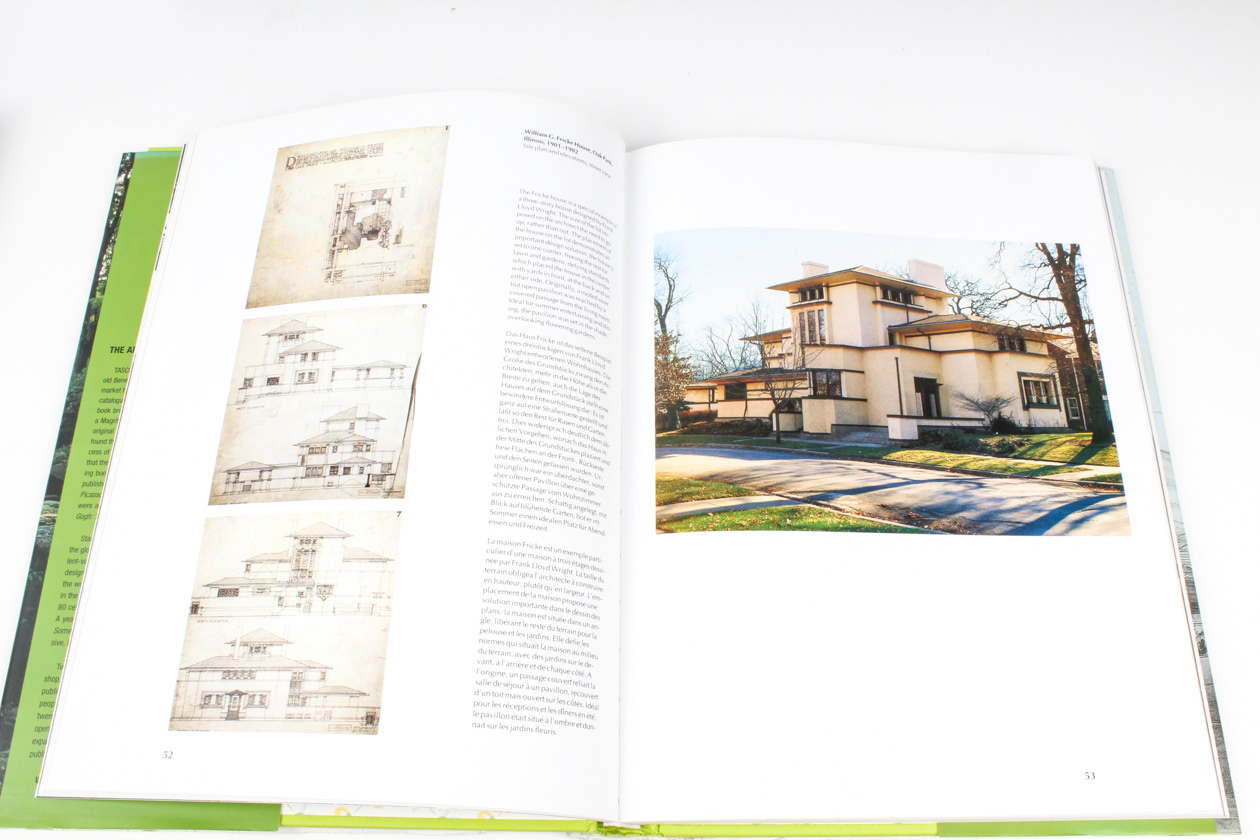 Collection of Frank Lloyd Wright Books