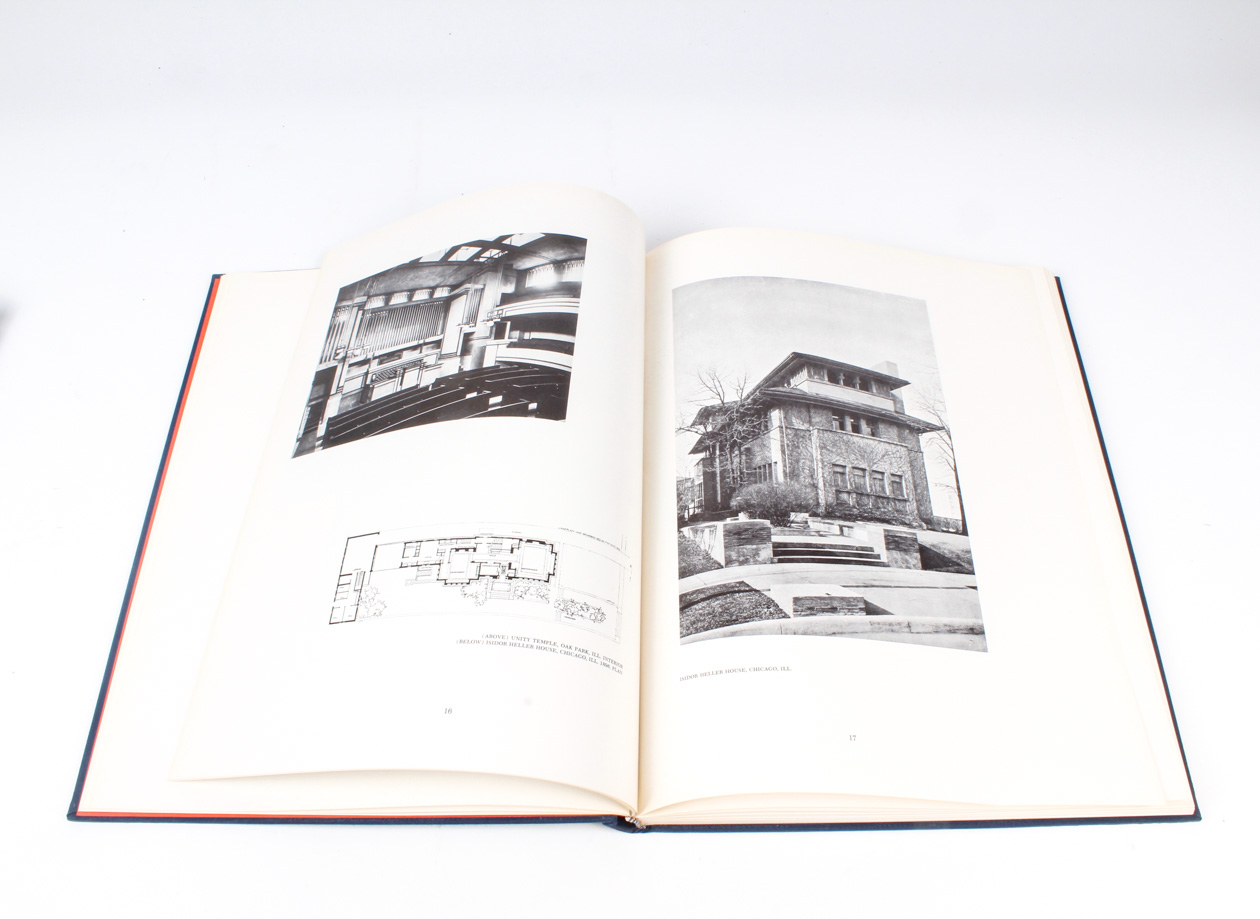 Collection of Frank Lloyd Wright Books