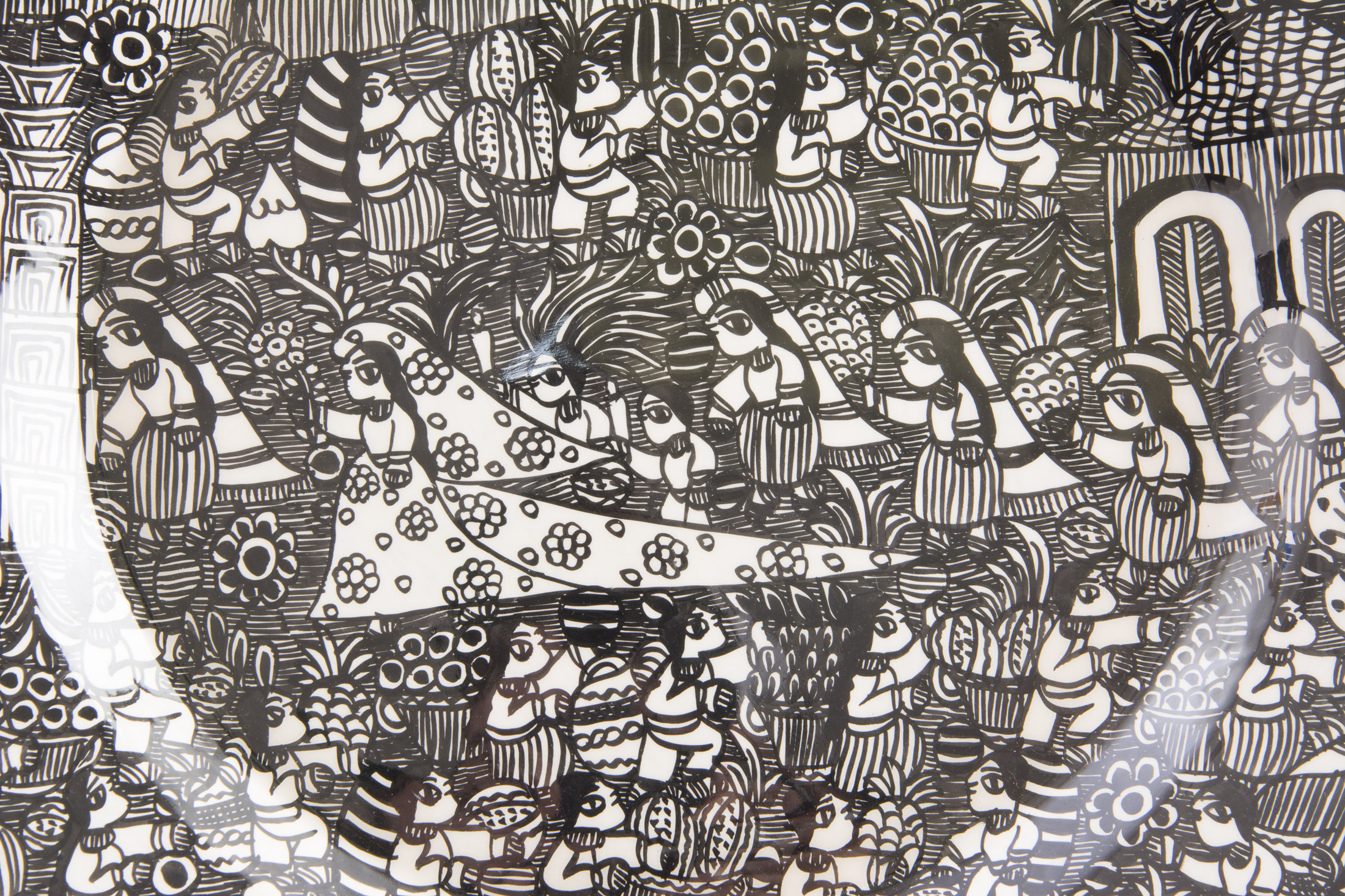 Hand Painted Ceramic Platter