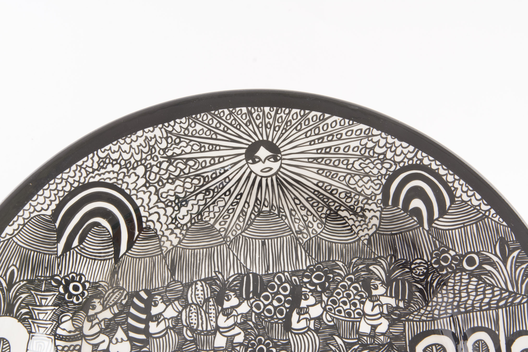 Hand Painted Ceramic Platter