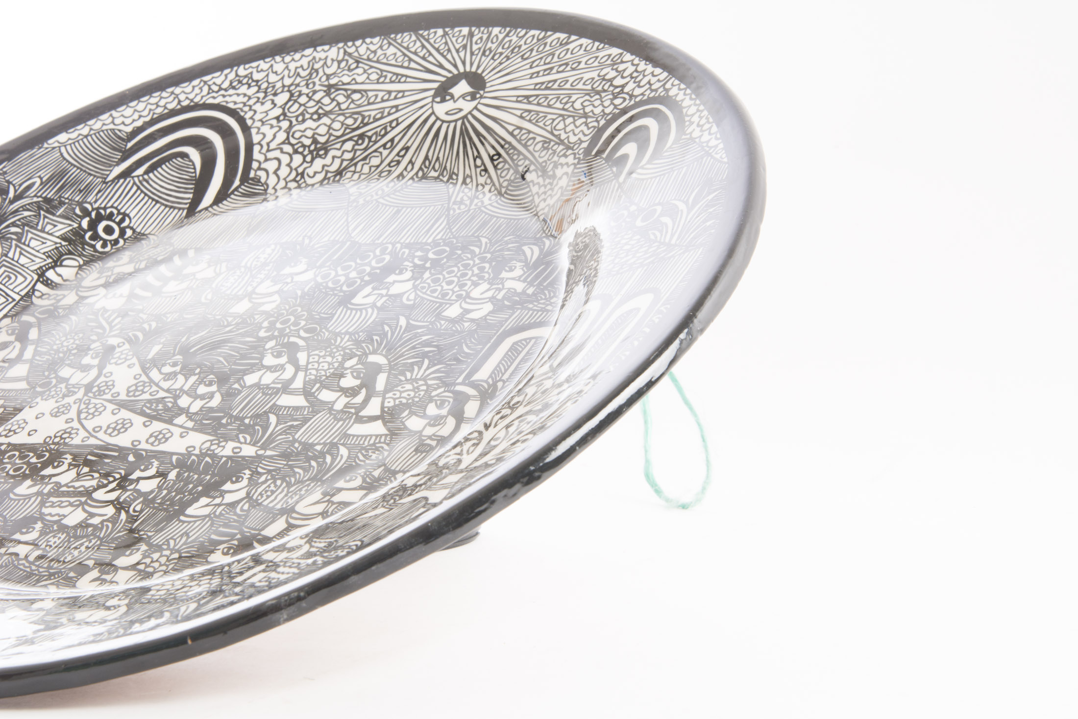 Hand Painted Ceramic Platter