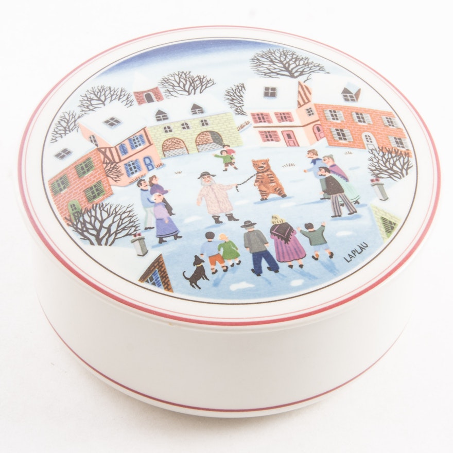 Villeroy & Boch "Naif Christmas" Lidded Dish