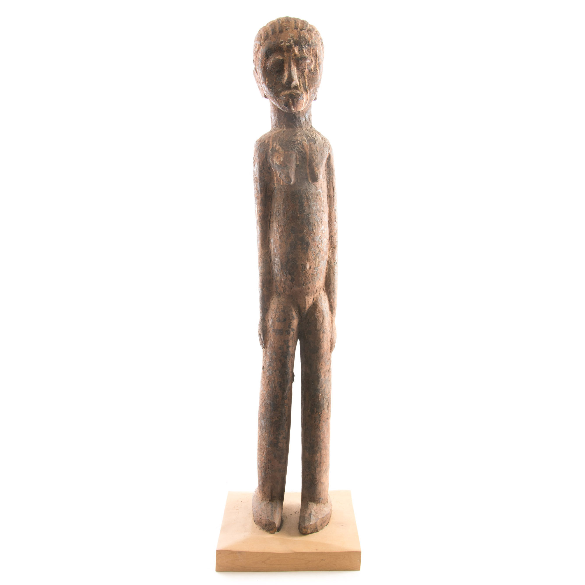 Stone African Female Fertility Doll