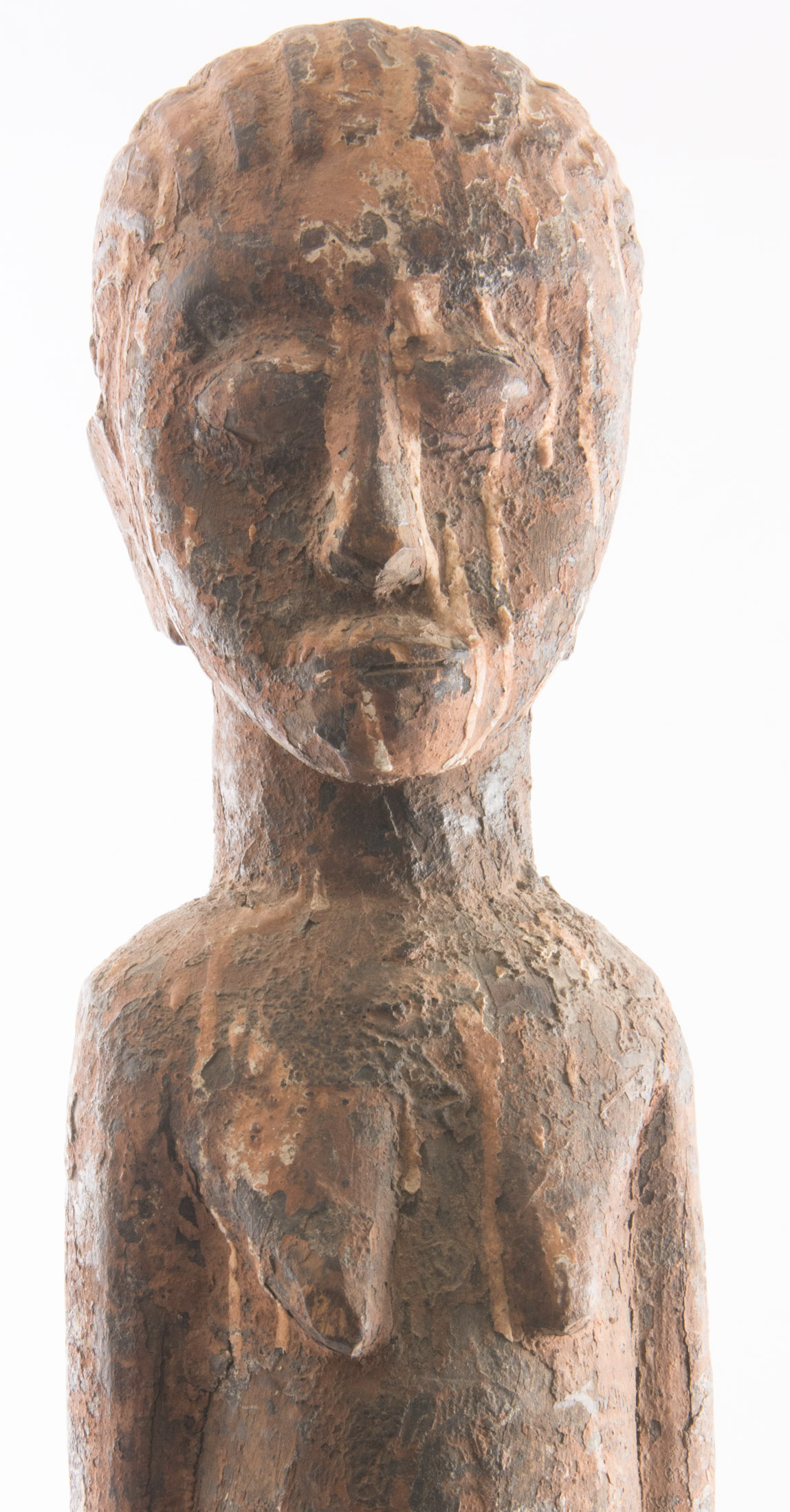Stone African Female Fertility Doll