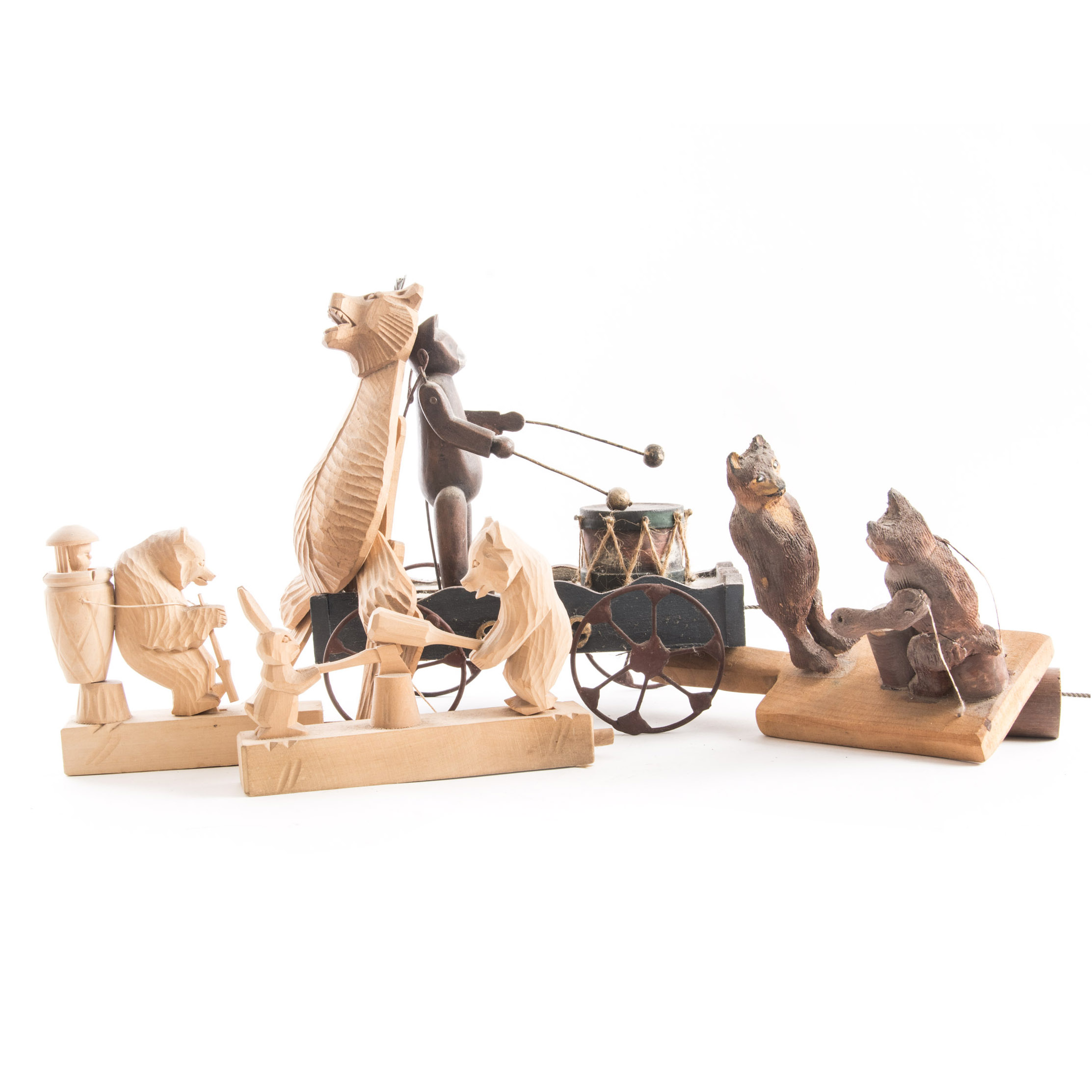 Russian Bear Carvings and Toys
