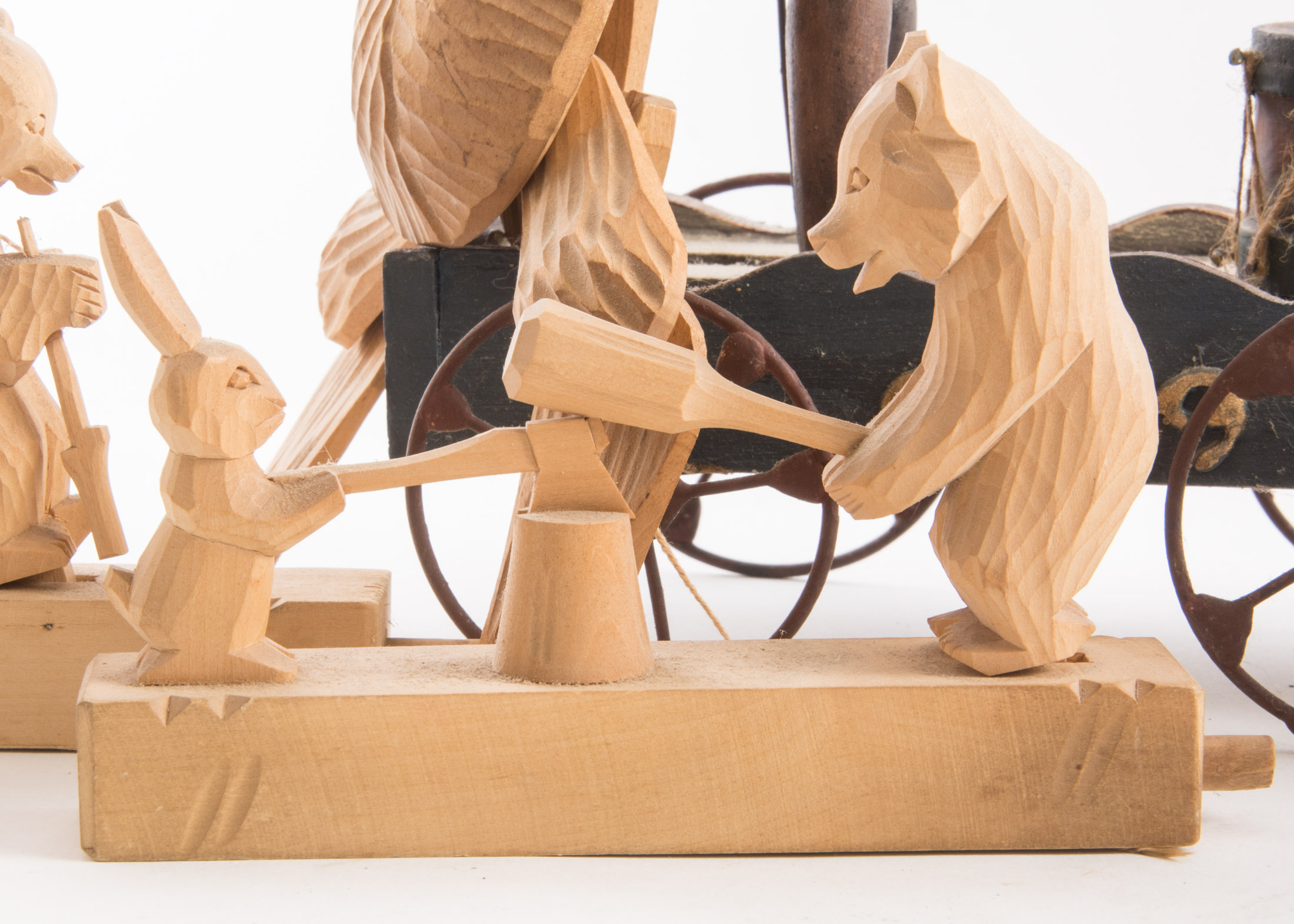 Russian Bear Carvings and Toys