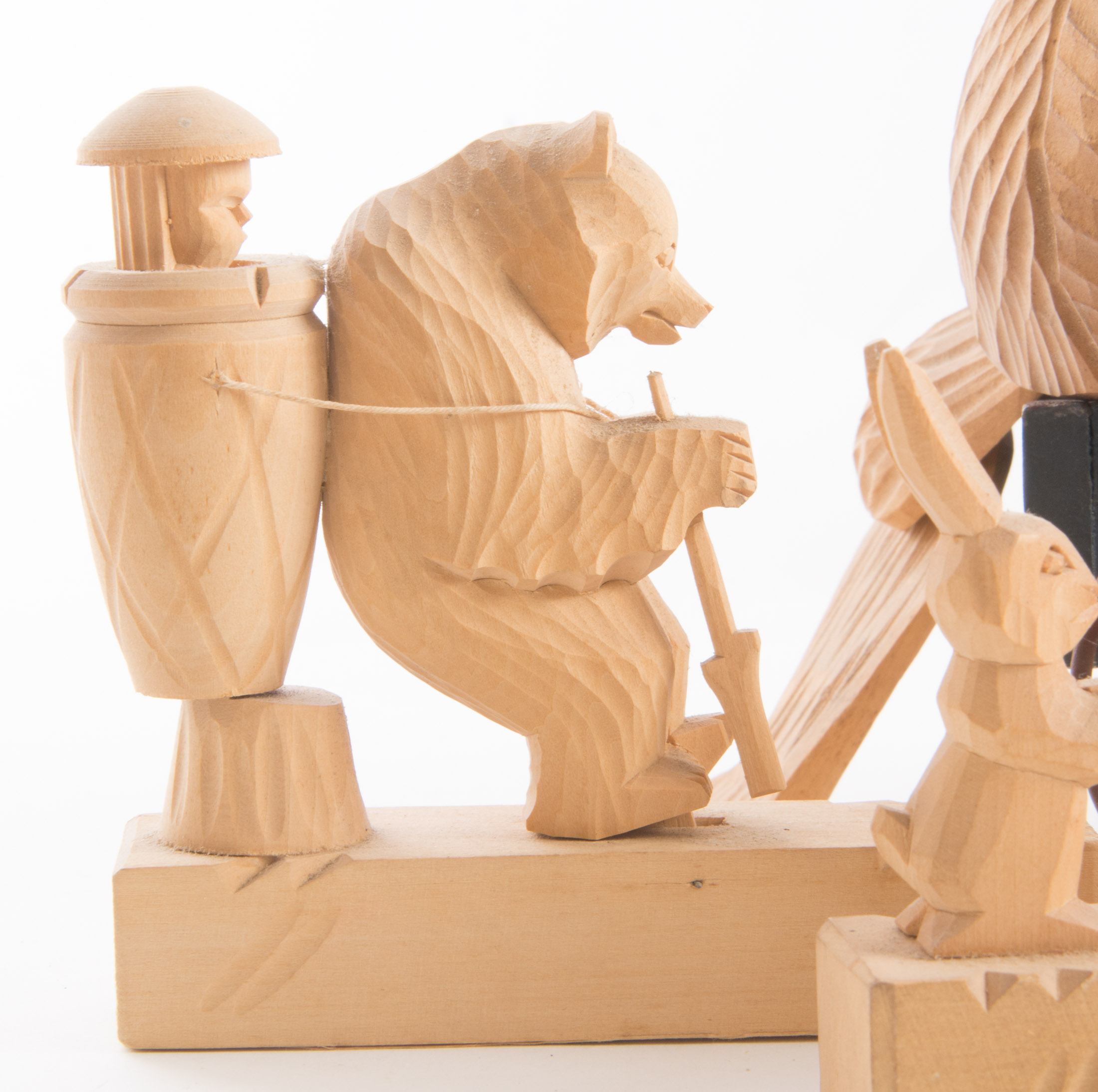 Russian Bear Carvings and Toys