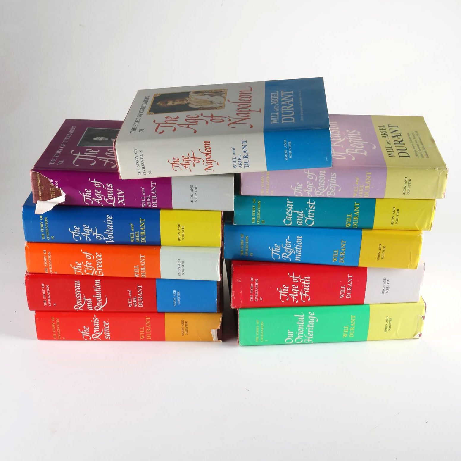 Will and Ariel Durant "The Story of Civilization" in Eleven Volumes