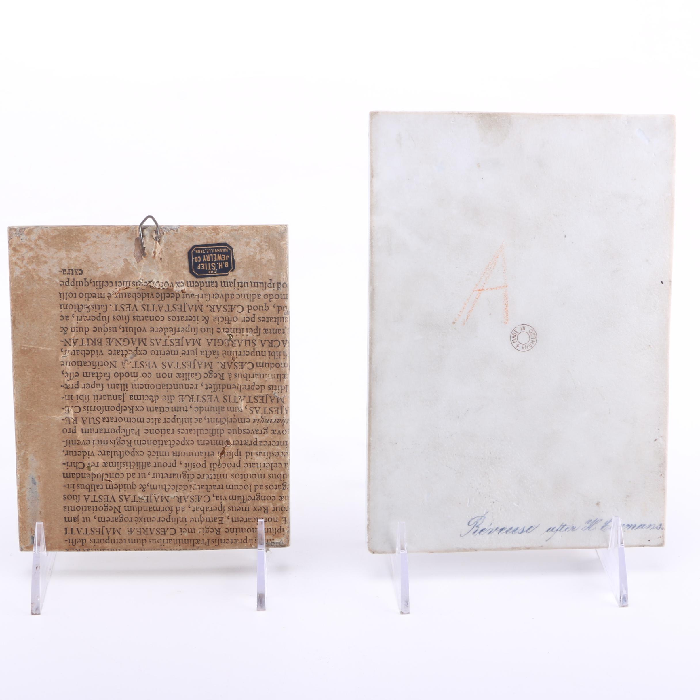 Collection of Offset Lithograph Miniature Portraits