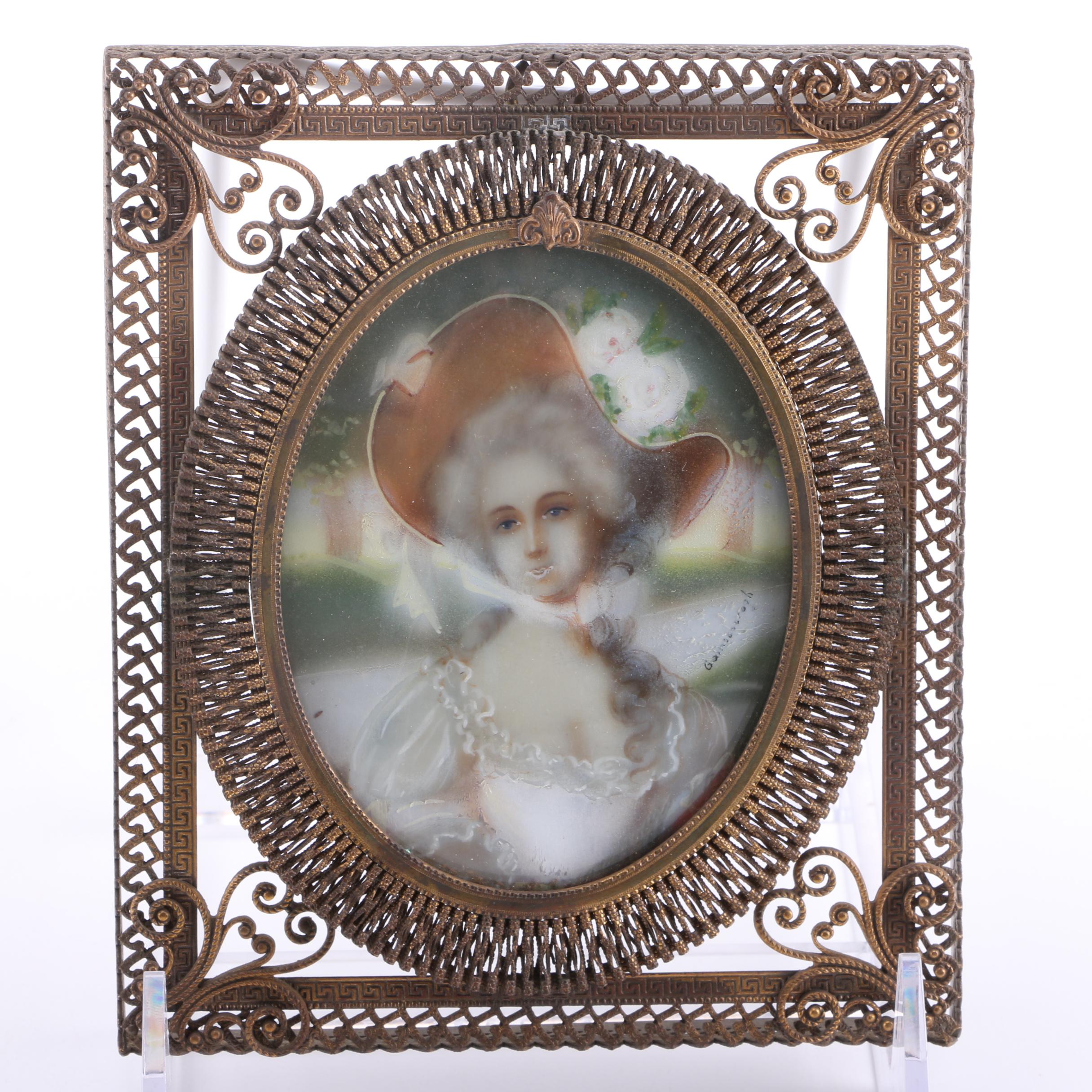 Collection of Offset Lithograph Miniature Portraits
