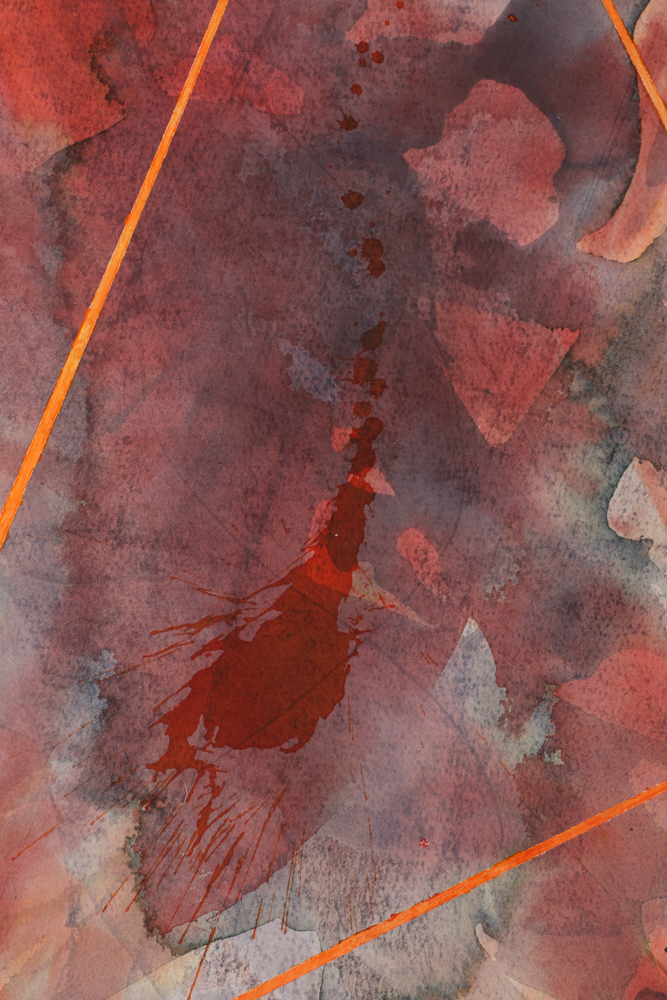 Ricardo Morin Mixed Media Painting on Paper