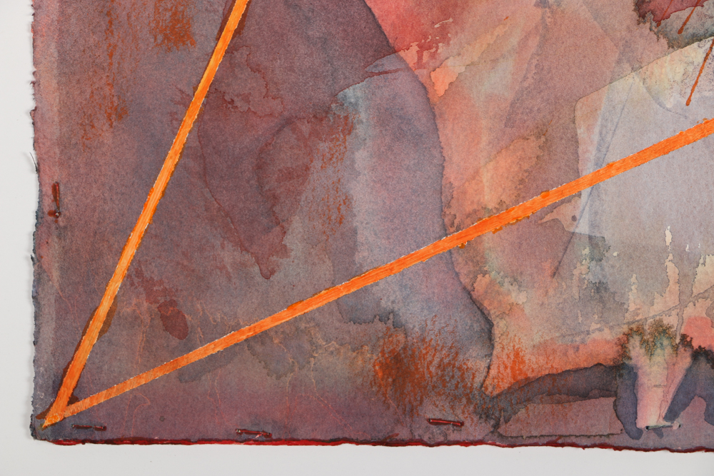 Ricardo Morin Mixed Media Painting on Paper