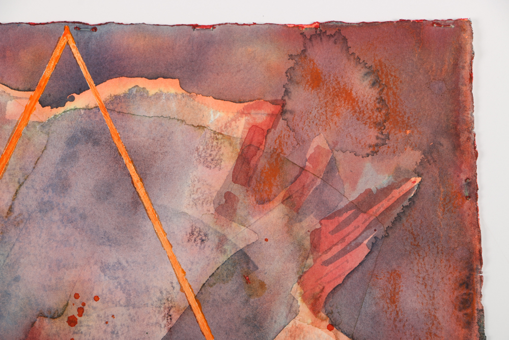 Ricardo Morin Mixed Media Painting on Paper