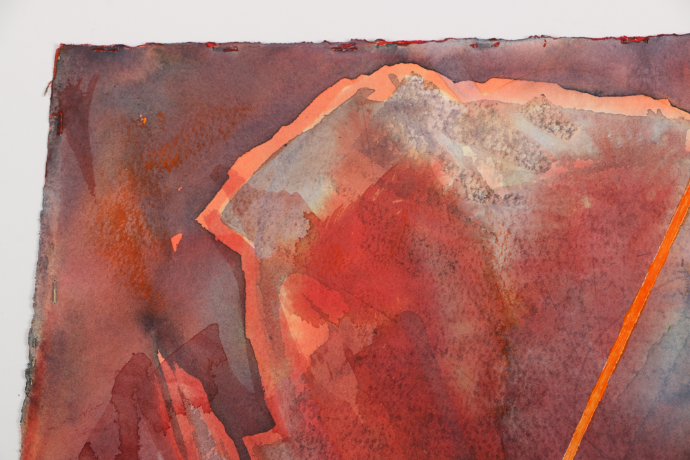 Ricardo Morin Mixed Media Painting on Paper