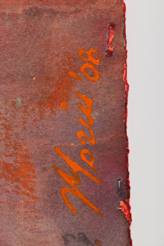 Ricardo Morin Mixed Media Painting on Paper