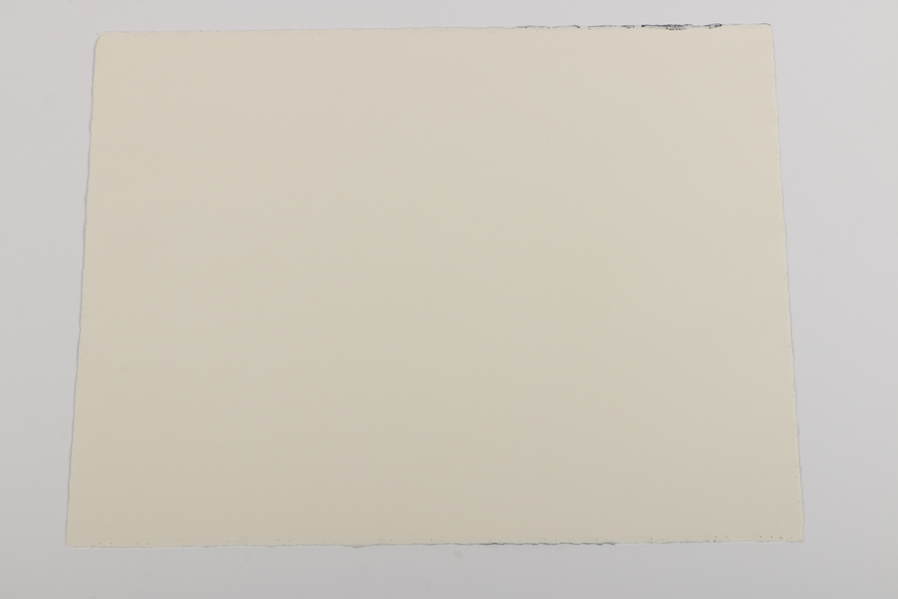 Ricardo Morin Mixed Media Painting on Paper "Silence I"