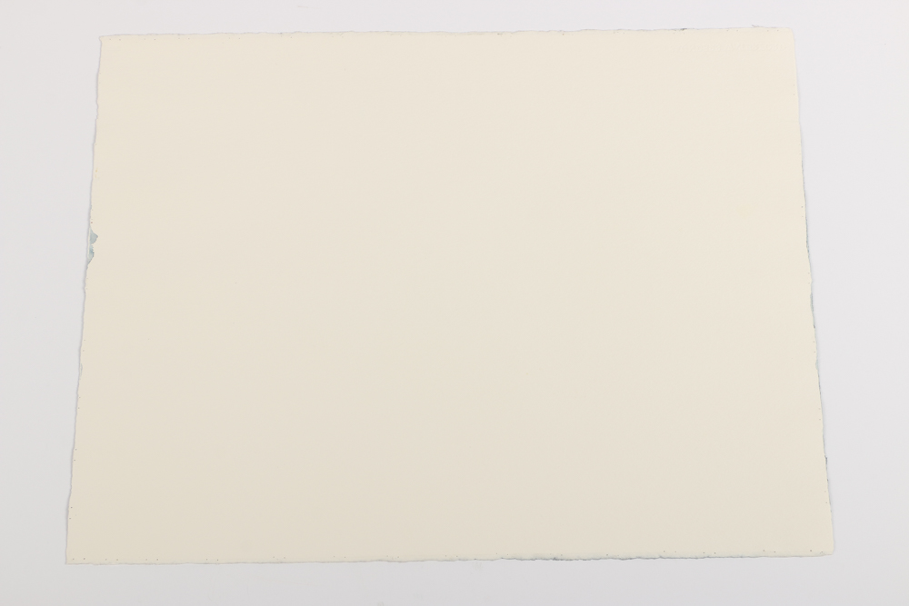 Ricardo Morin Abstract Mixed Media Painting on Paper from "Silence Series"