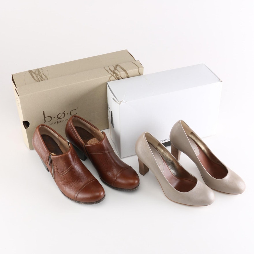 Banana Republic Pumps and Born Booties