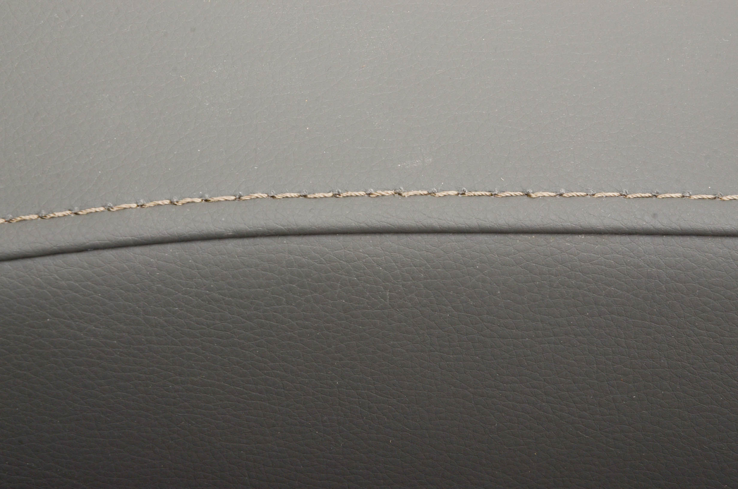 Blu Dot "Swept" Sofa in Slate Gray Leather