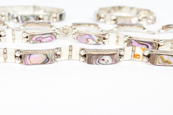 Sterling and Mother of Pearl Bracelets