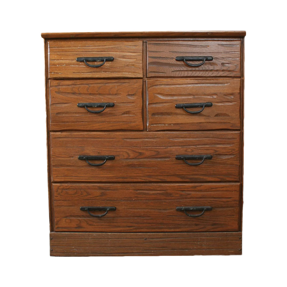 Vintage Brandt Ranch Oak Chest of Drawers