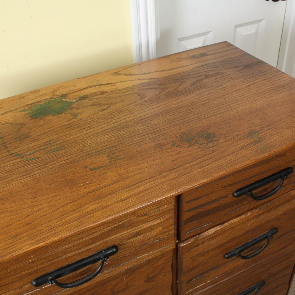 Vintage Brandt Ranch Oak Chest of Drawers