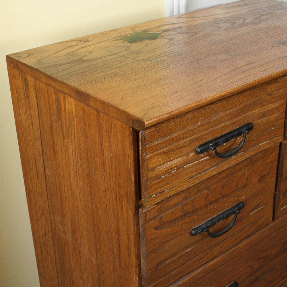 Vintage Brandt Ranch Oak Chest of Drawers