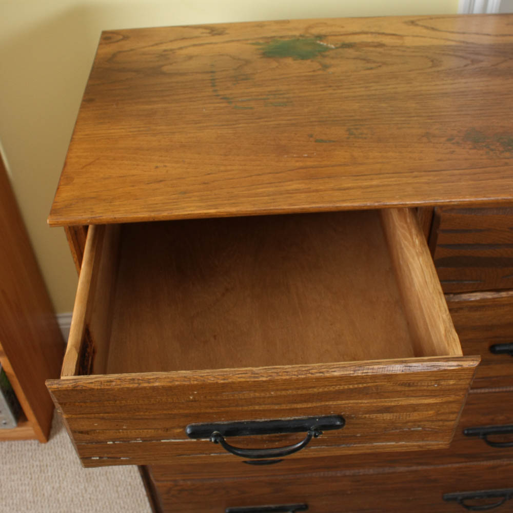 Vintage Brandt Ranch Oak Chest of Drawers