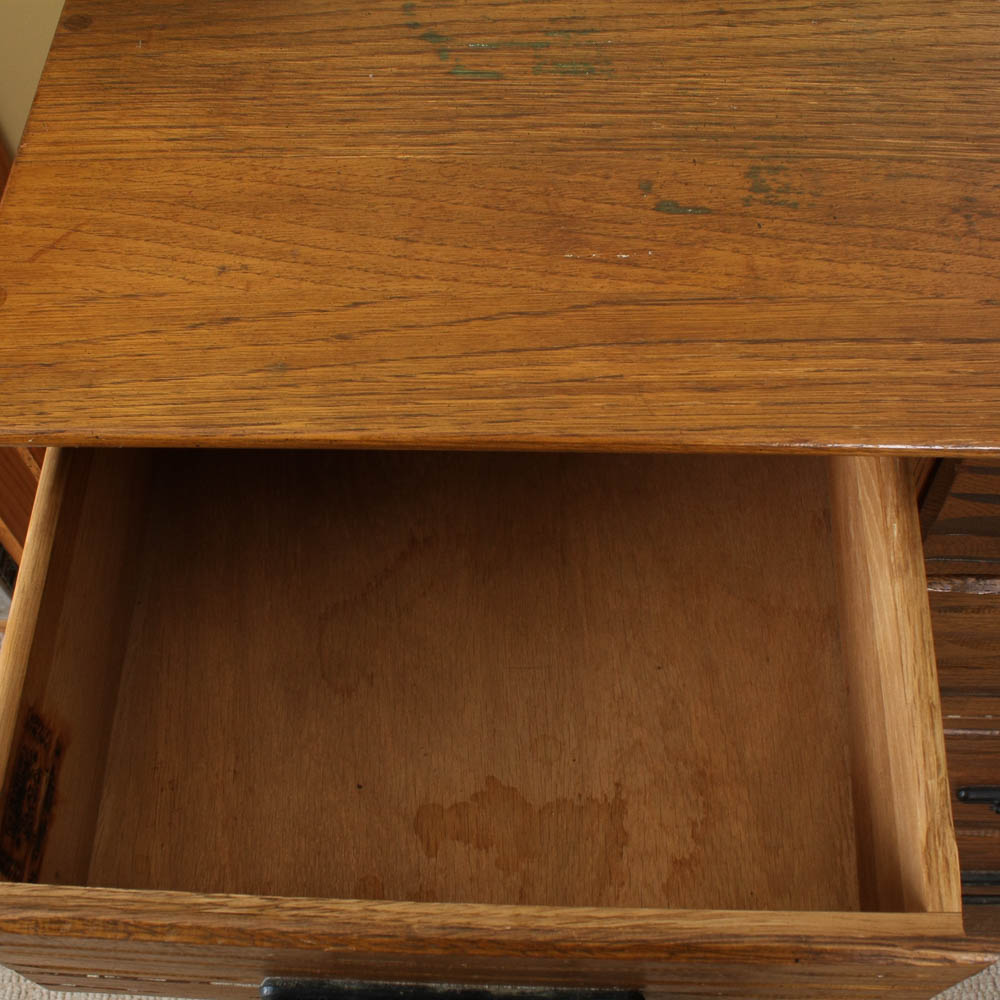 Vintage Brandt Ranch Oak Chest of Drawers