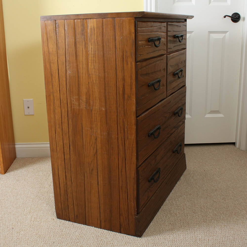 Vintage Brandt Ranch Oak Chest of Drawers
