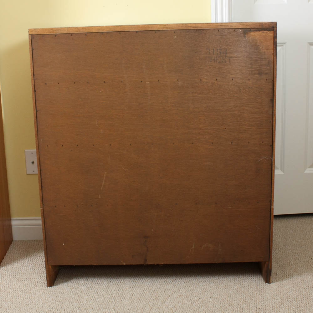 Vintage Brandt Ranch Oak Chest of Drawers