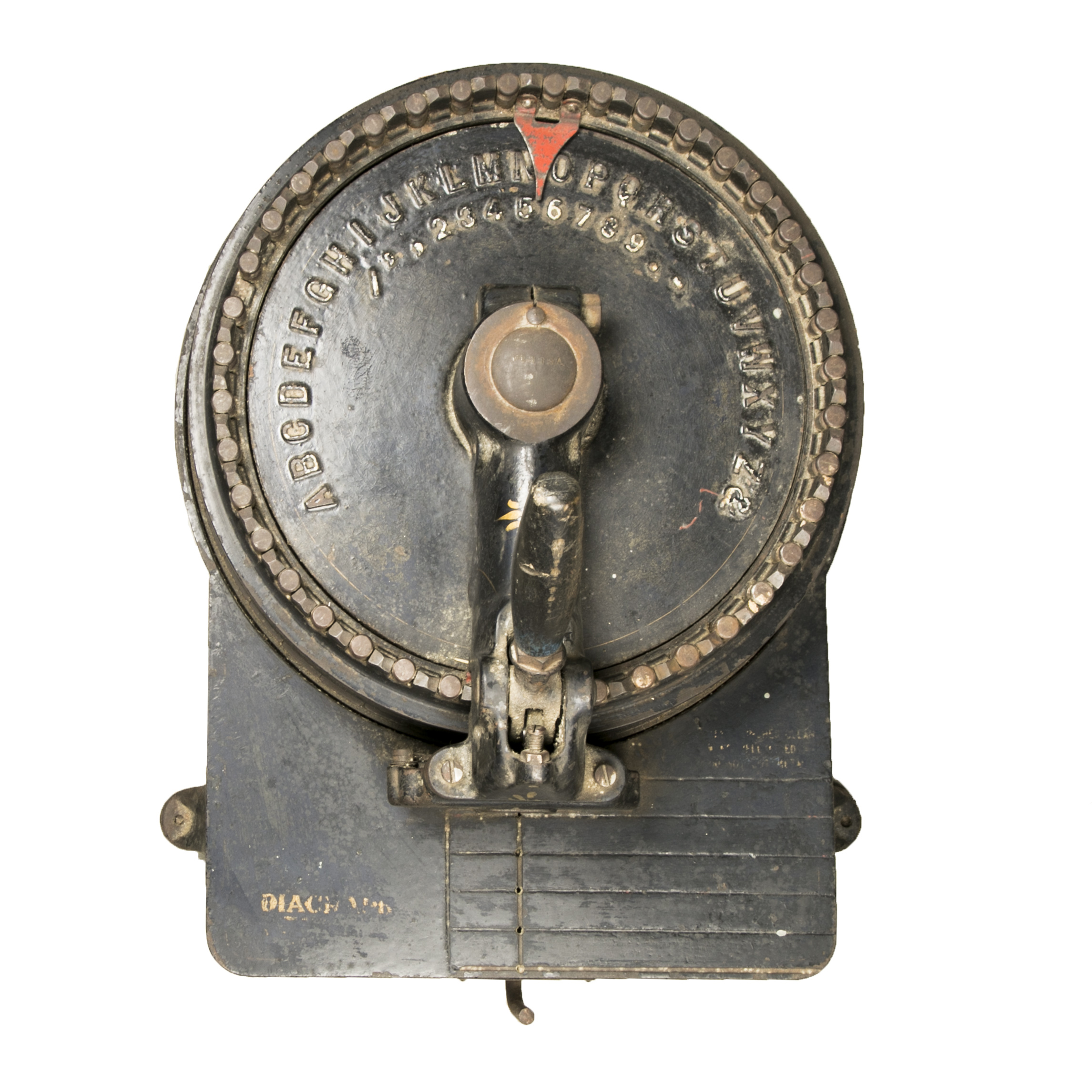 Ca. 1896 The Diagraph Co. "Vulcan" Stencil Cutting Machine