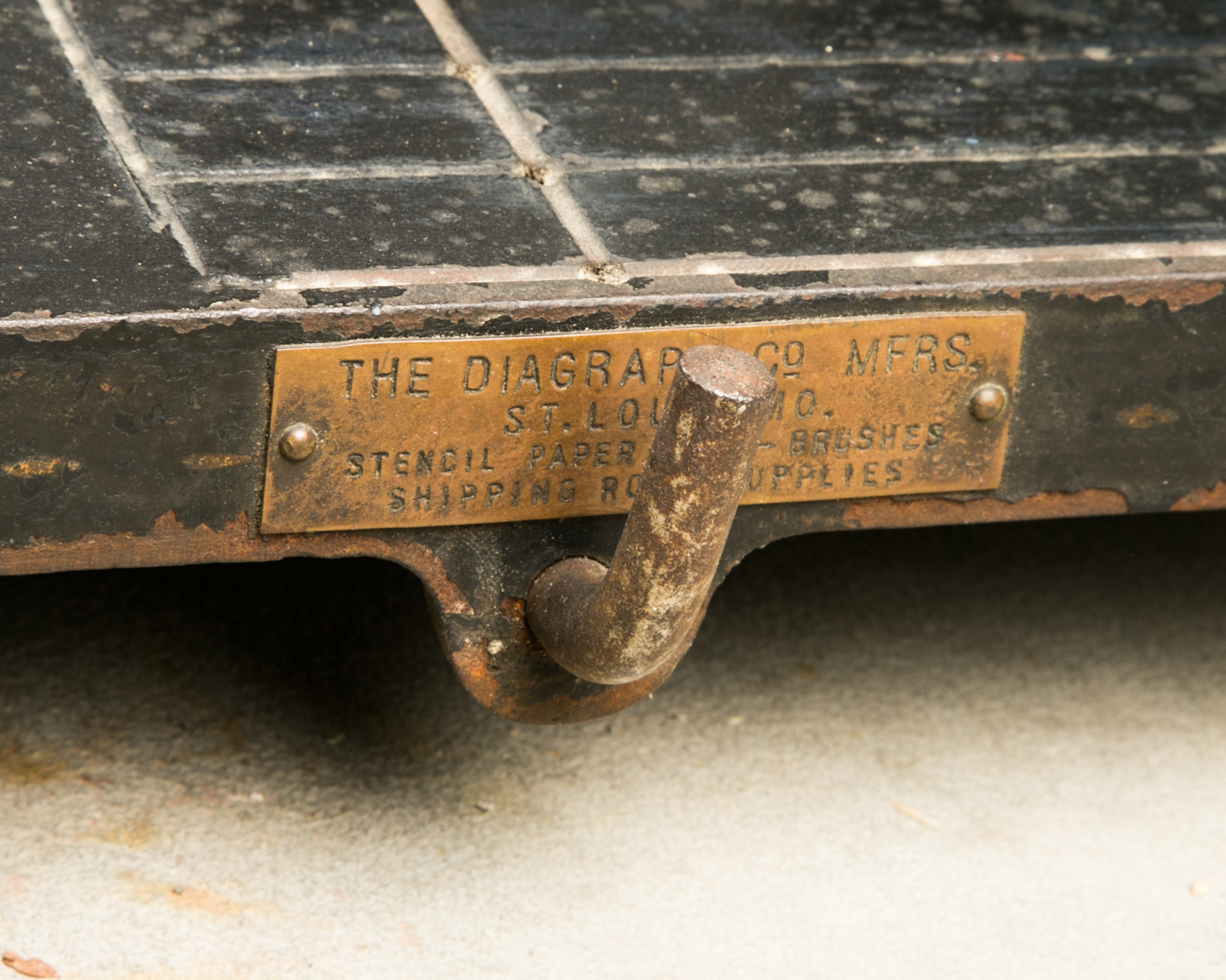 Ca. 1896 The Diagraph Co. "Vulcan" Stencil Cutting Machine