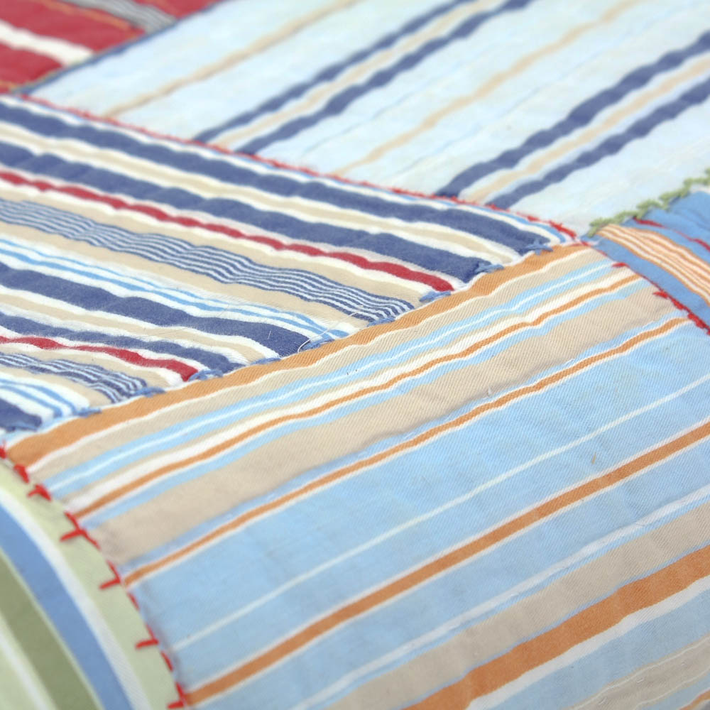 Pair of Pottery Barn Kids Patchwork Twin Quilts