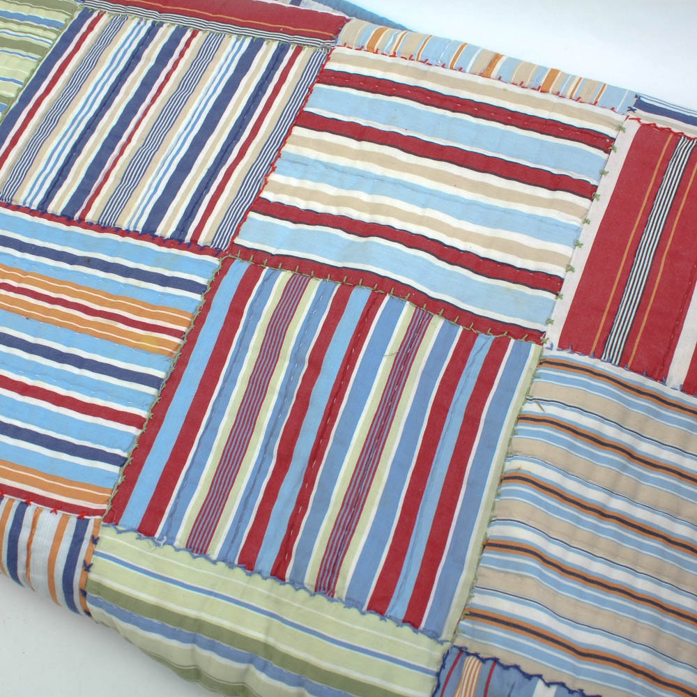 Pair of Pottery Barn Kids Patchwork Twin Quilts