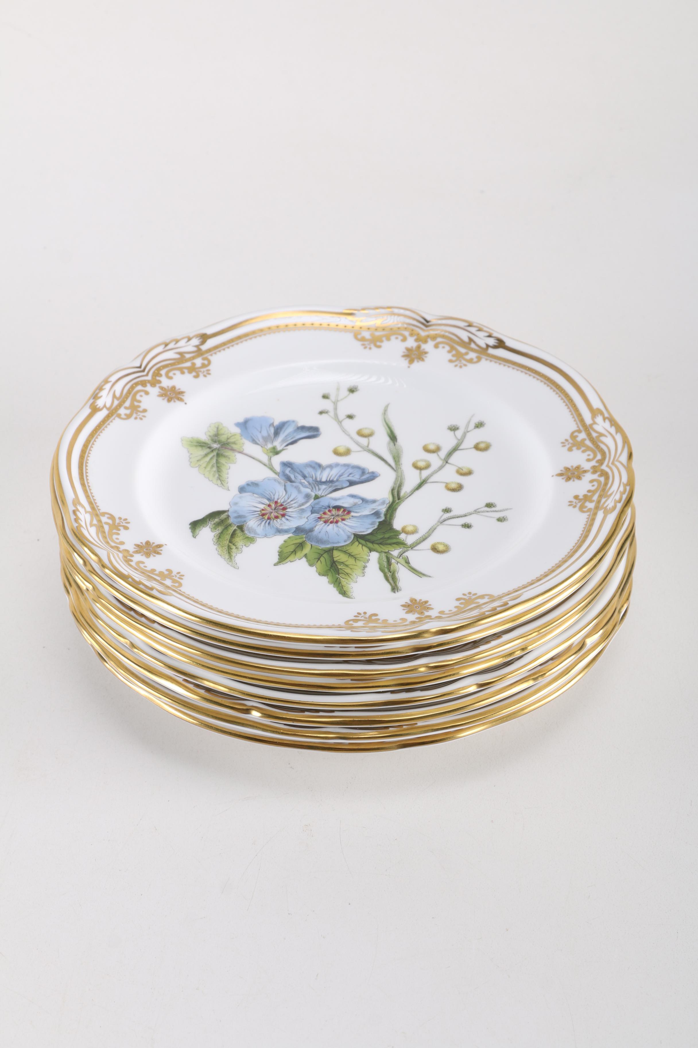 Spode "Stafford Flowers" China Plates and Tray