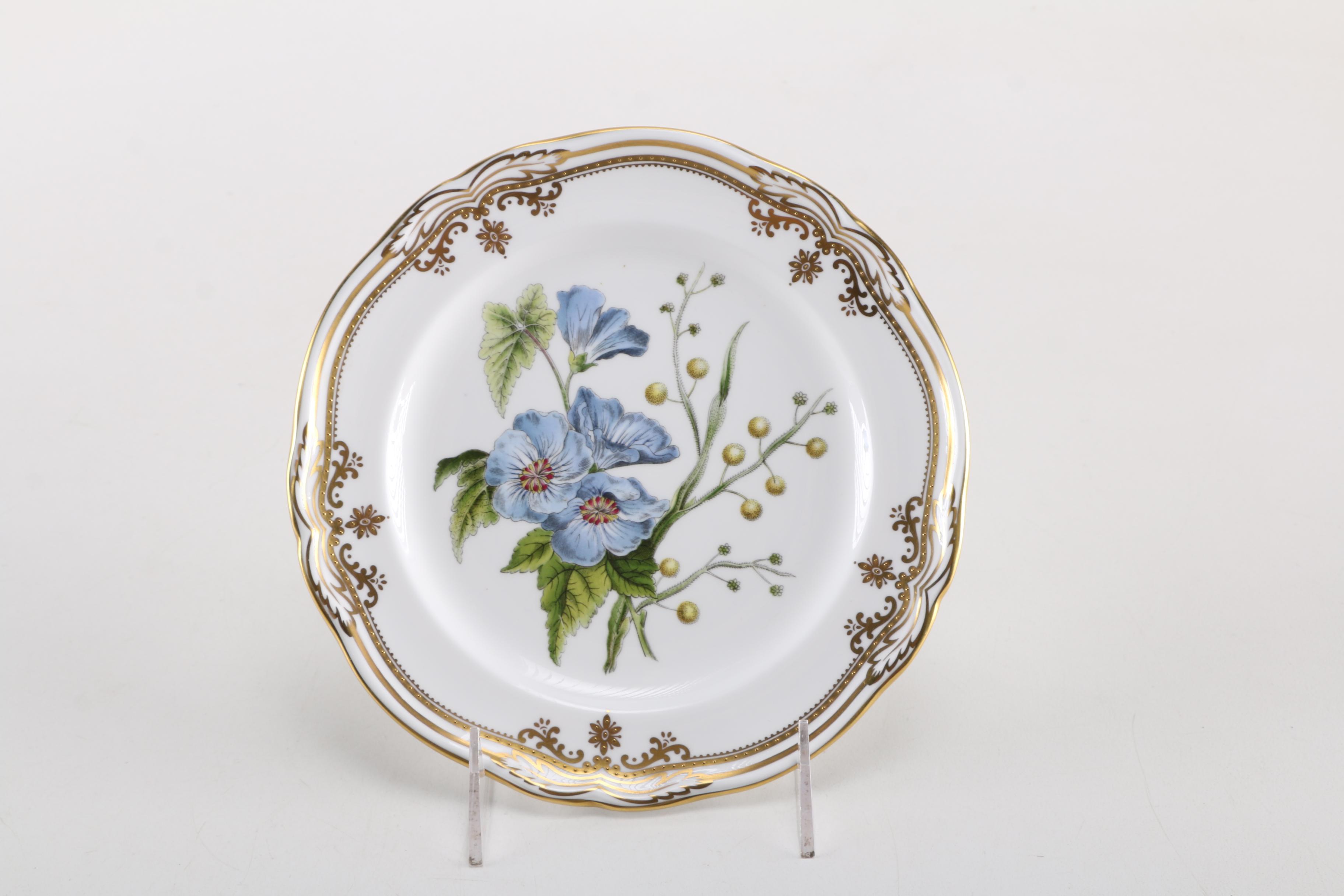 Spode "Stafford Flowers" China Plates and Tray