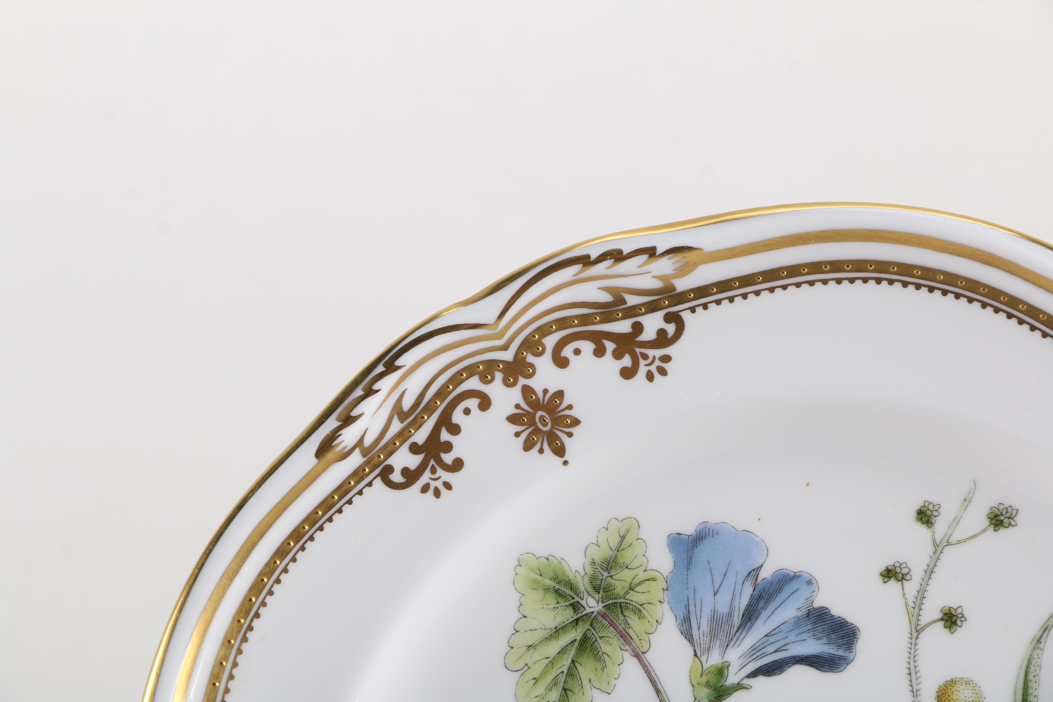 Spode "Stafford Flowers" China Plates and Tray