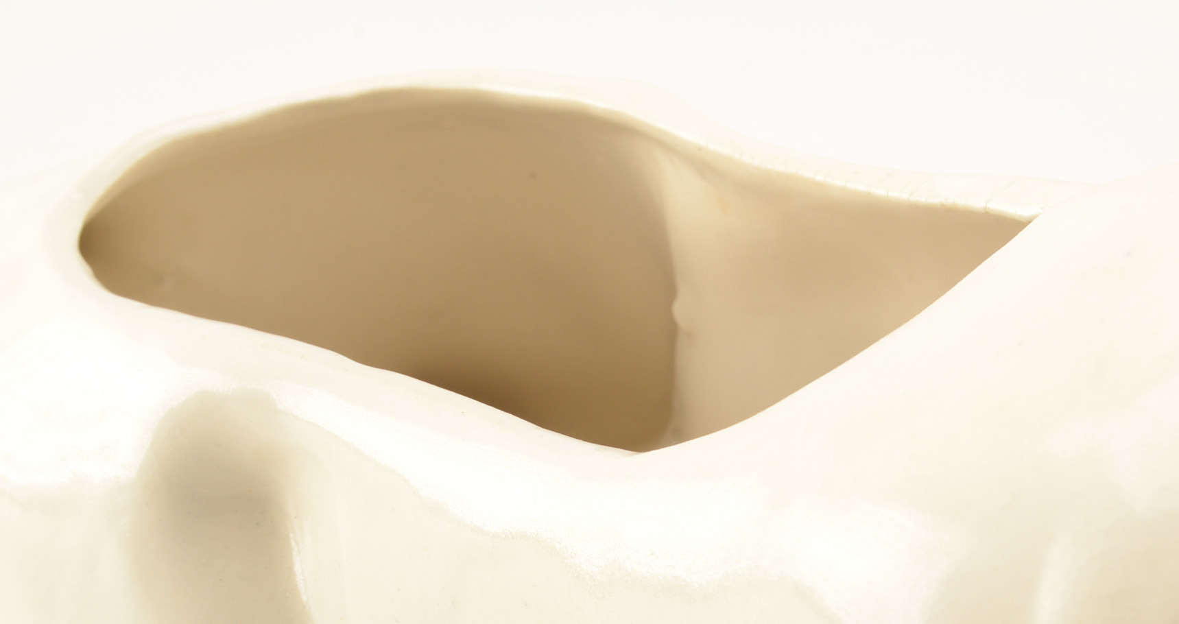 Large Mid-Century Hull-Style Ceramic Bull Planter