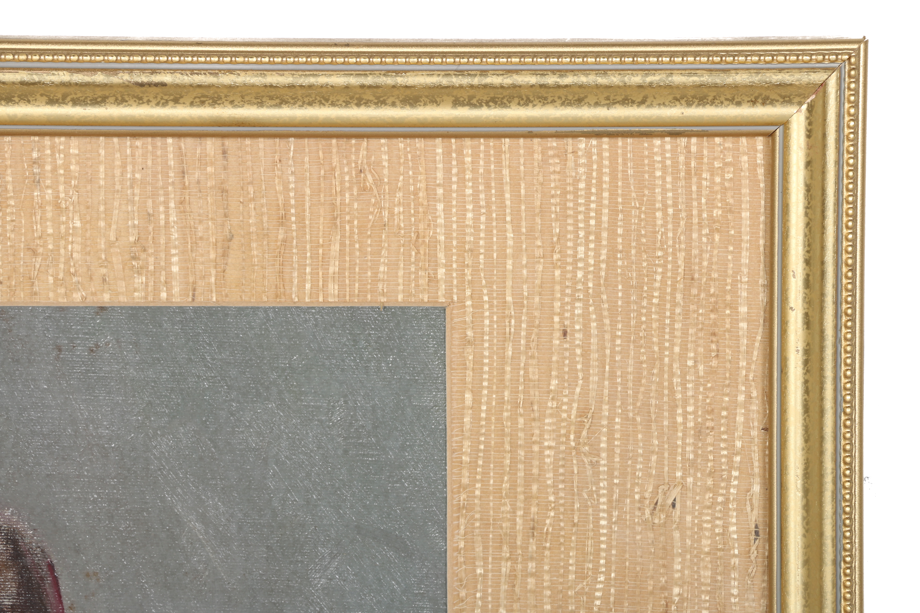 Unsigned Original Oil on Canvas Board of Woman's Portrait