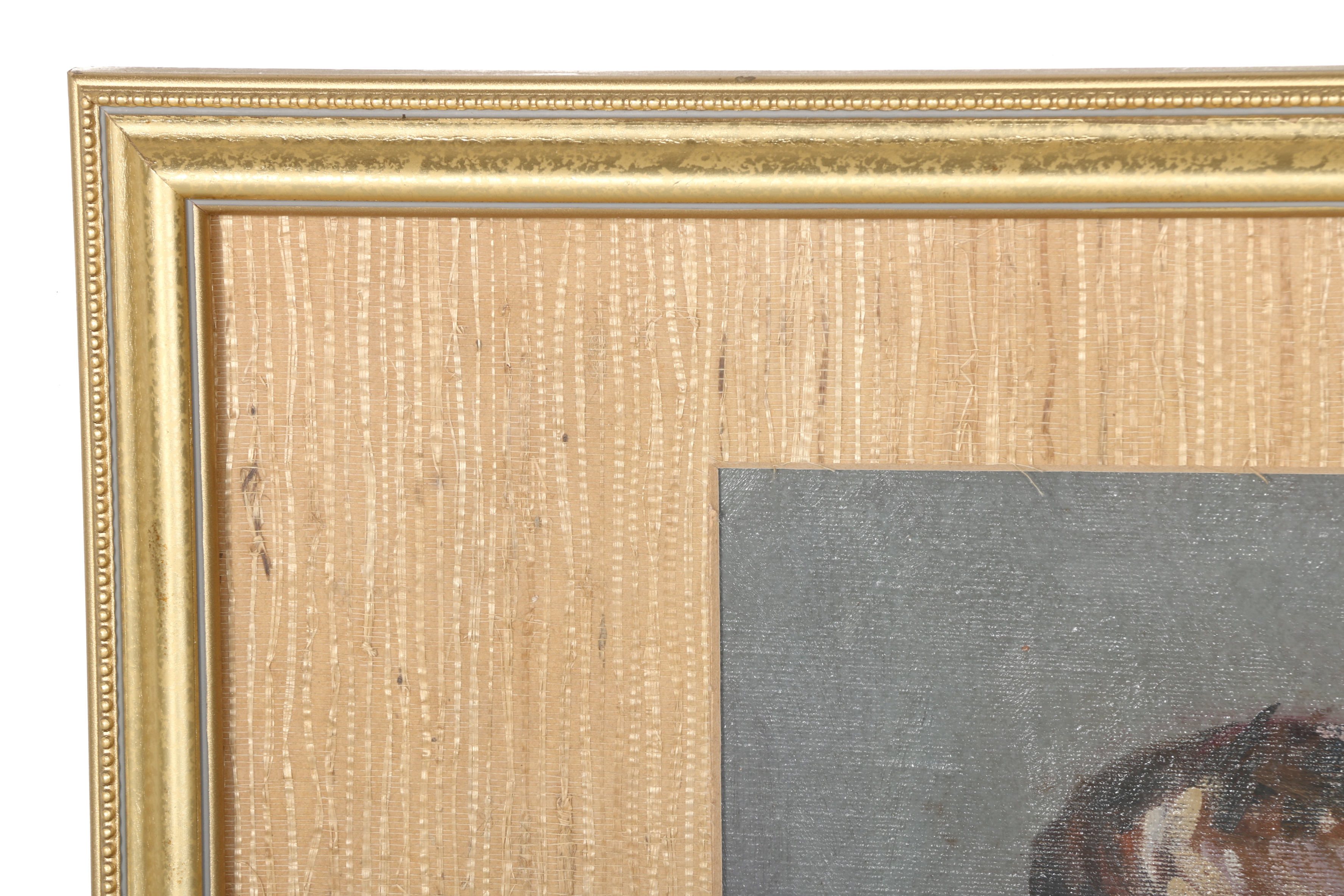 Unsigned Original Oil on Canvas Board of Woman's Portrait