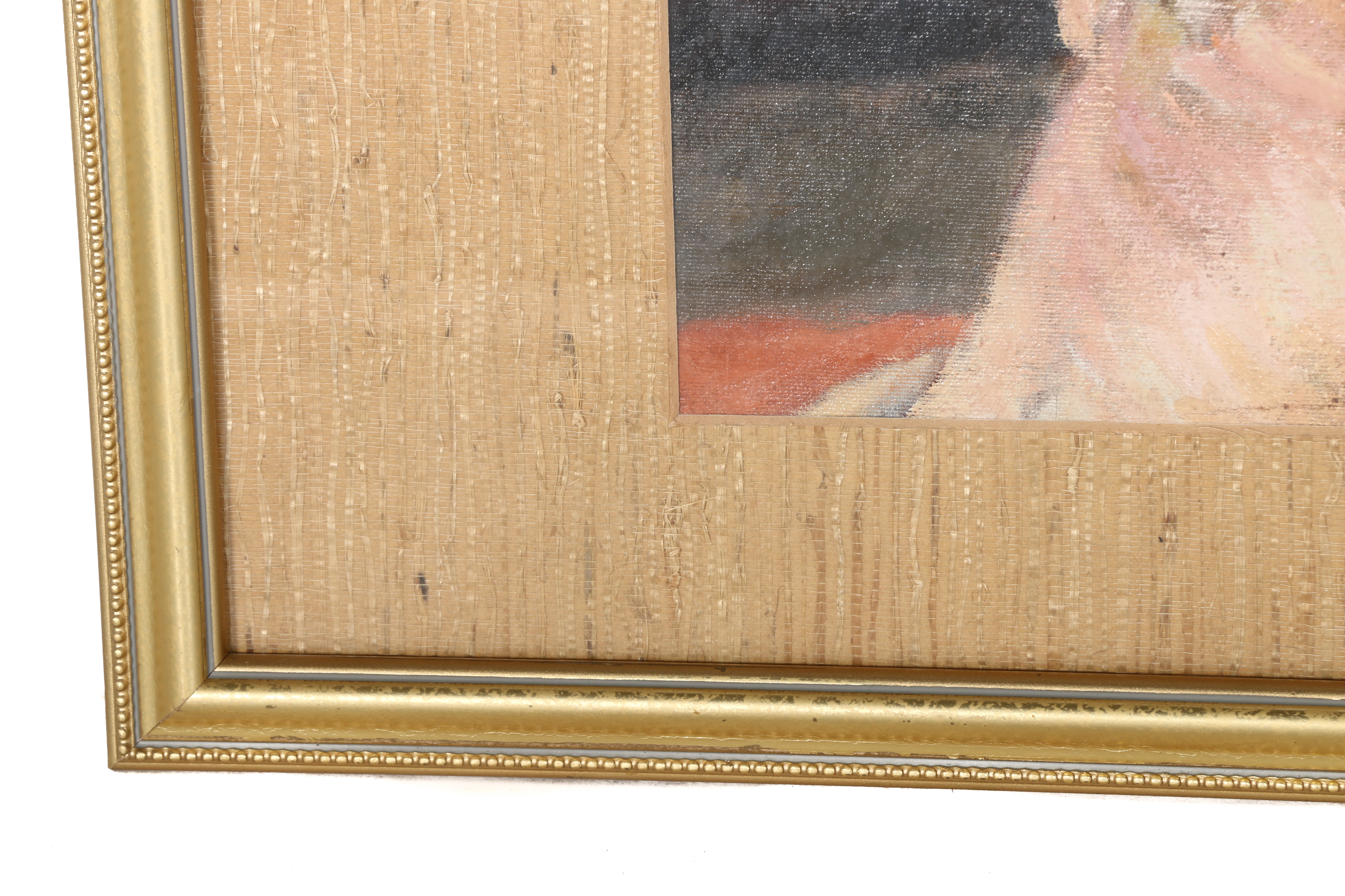 Unsigned Original Oil on Canvas Board of Woman's Portrait