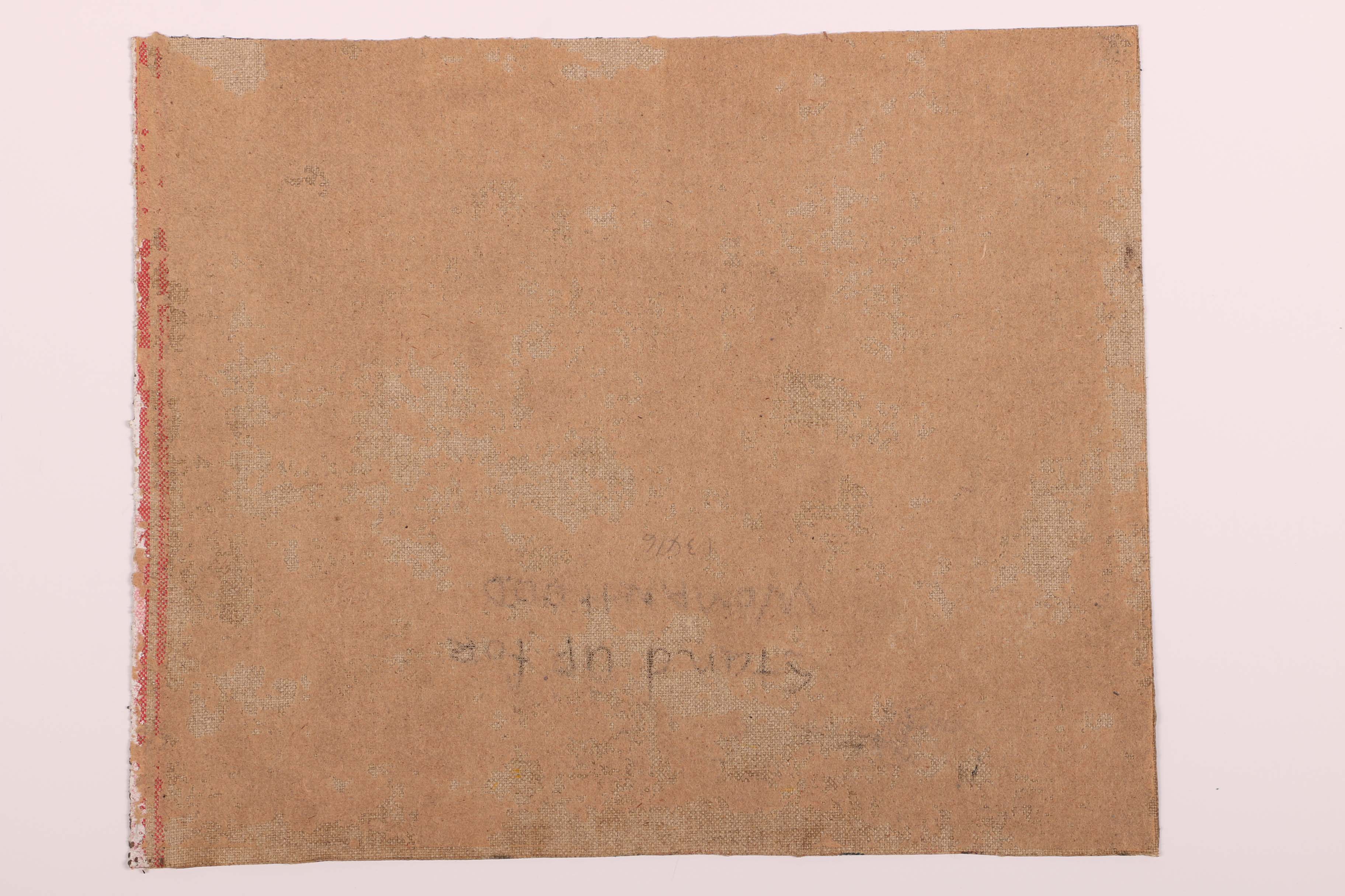 Albert Pels Oil Painting on Unstretched Canvas "Stand Up for Pregnant Women"